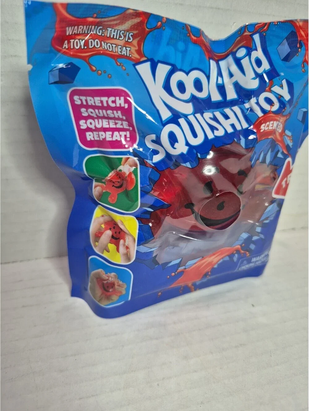 Hey KOOL-AID Man Viral Tik Tok Squishy Toy Fidget Scented Brand New In Package